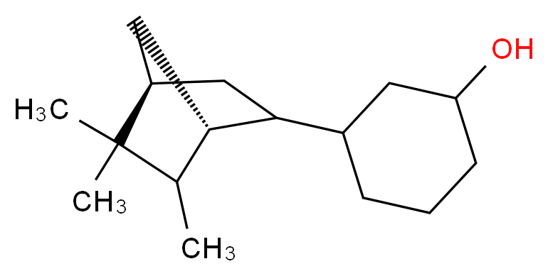 3-[5,5,6-Trimethylbicyclo[2.2.1]hept-2-yl]cyclohexan-1-ol_Molecular_structure_CAS_3407-42-9)