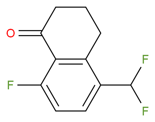 5-(Difluoromethyl)-8-fluoro-3,4-dihydronaphthalen-1(2H)-one_Molecular_structure_CAS_1092349-35-3)
