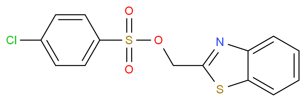 4-Chloro-benzenesulfonic acid benzothiazol-2-ylmethyl ester_Molecular_structure_CAS_)