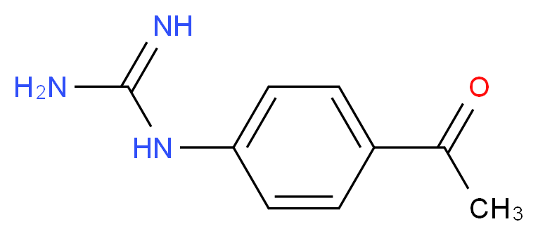 N-(4-acetylphenyl)guanidine_Molecular_structure_CAS_56923-83-2)
