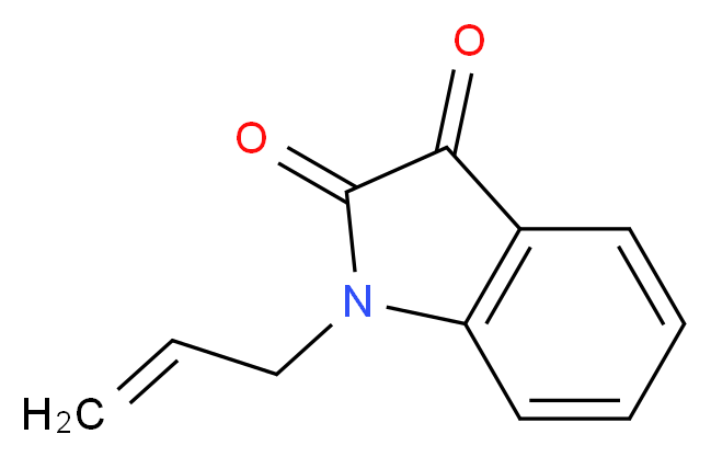 1-(prop-2-en-1-yl)-2,3-dihydro-1H-indole-2,3-dione_Molecular_structure_CAS_830-74-0)