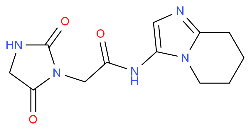 2-(2,5-dioxoimidazolidin-1-yl)-N-(5,6,7,8-tetrahydroimidazo[1,2-a]pyridin-3-yl)acetamide_Molecular_structure_CAS_)
