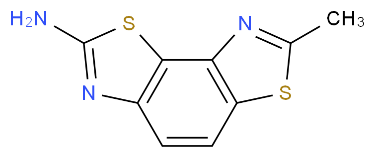 7-Methyl-benzo[1,2-d;3,4-d']bisthiazol-2-ylamine_Molecular_structure_CAS_10023-31-1)