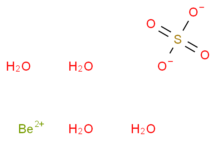 Beryllium sulfate tetrahydrate_Molecular_structure_CAS_7787-56-6)