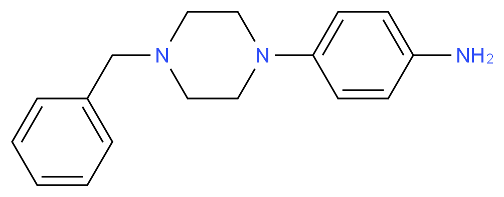 4-(4-Benzylpiperazin-1-yl)aniline_Molecular_structure_CAS_)