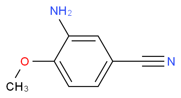 3-Amino-4-methoxybenzonitrile_Molecular_structure_CAS_)
