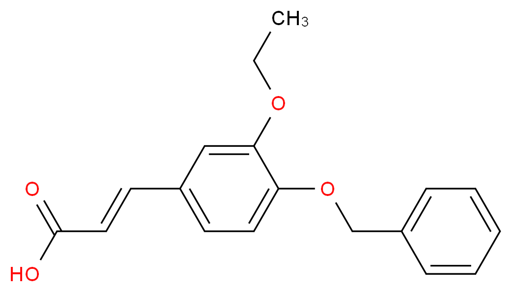 (2E)-3-[4-(benzyloxy)-3-ethoxyphenyl]acrylic acid_Molecular_structure_CAS_565174-23-4)