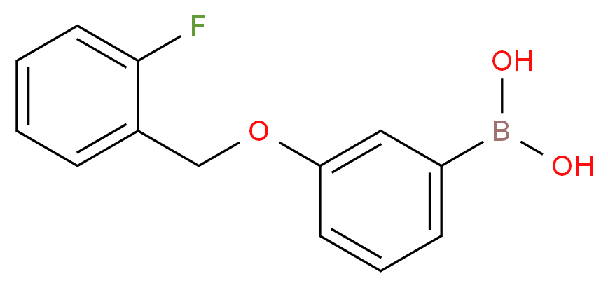 3-(2′-Fluorobenzyloxy)phenylboronic acid_Molecular_structure_CAS_849062-13-1)