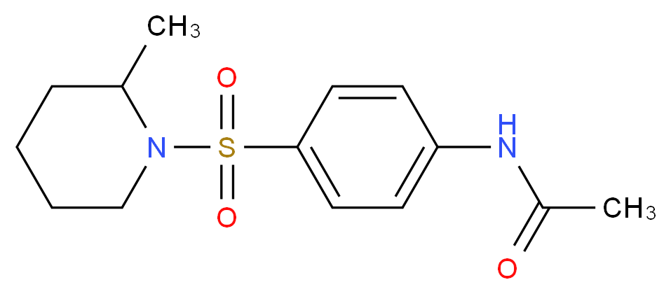 4'-(2-Methyl-1-piperidinylsulfonyl)acetanilide_Molecular_structure_CAS_282104-66-9)