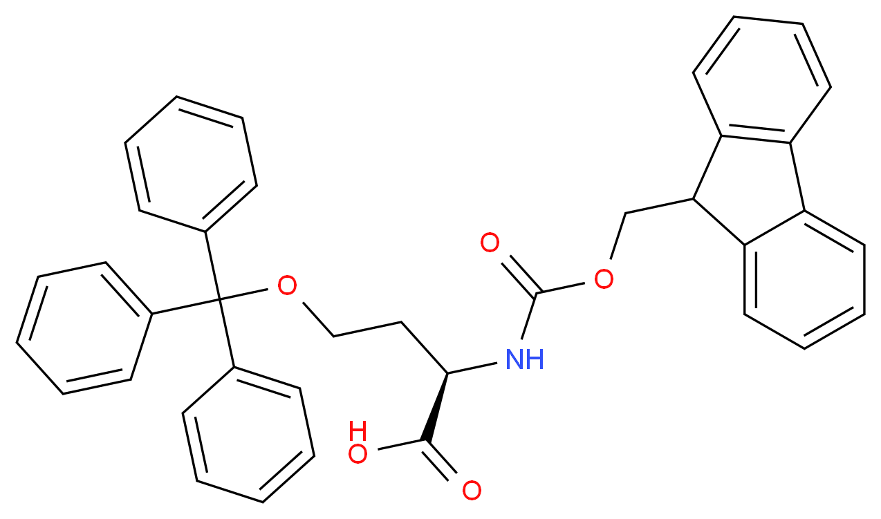 Fmoc-D-Homoser(Trt)-OH_Molecular_structure_CAS_257886-01-4)