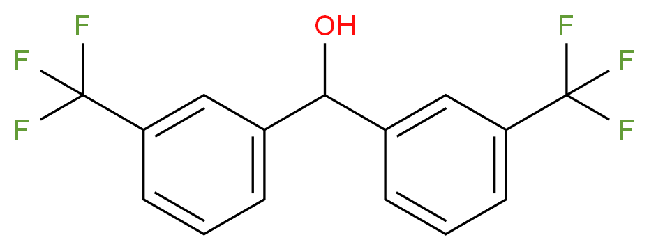 3,3'-Bis(trifluoromethyl)benzhydrol 97%_Molecular_structure_CAS_1598-89-6)