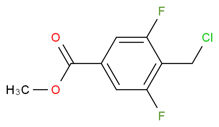 Methyl 4-(chloromethyl)-3,5-difluorobenzoate_Molecular_structure_CAS_1263283-69-7)