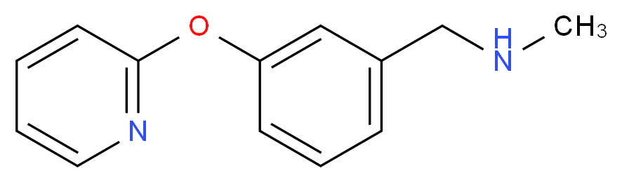 N-methyl-N-[3-(pyridin-2-yloxy)benzyl]amine_Molecular_structure_CAS_871825-60-4)