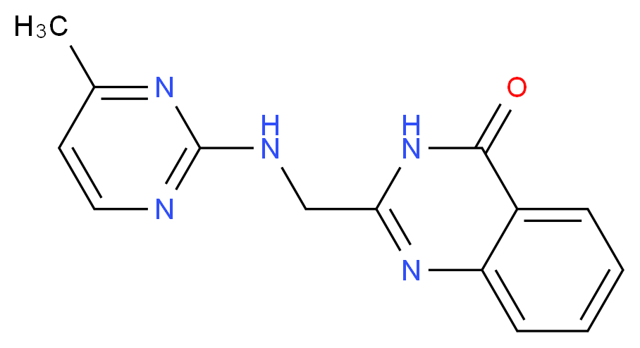 2-{[(4-methyl-2-pyrimidinyl)amino]methyl}-4(3H)-quinazolinone_Molecular_structure_CAS_)