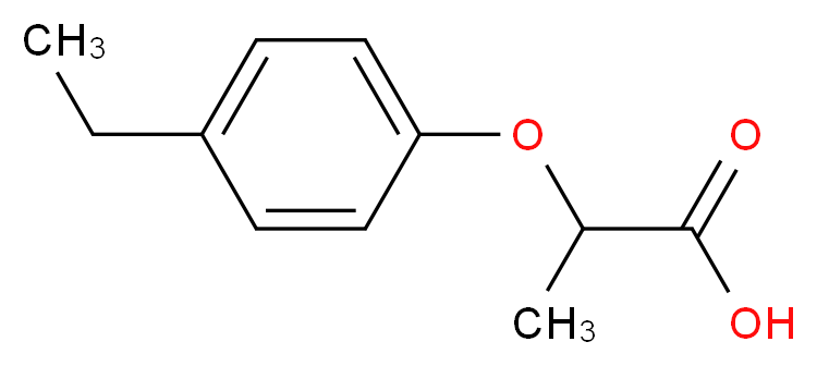 2-(4-Ethylphenoxy)propanoic acid_Molecular_structure_CAS_)