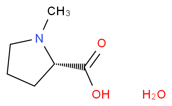 N-Methyl-L-proline monohydrate_Molecular_structure_CAS_199917-42-5)