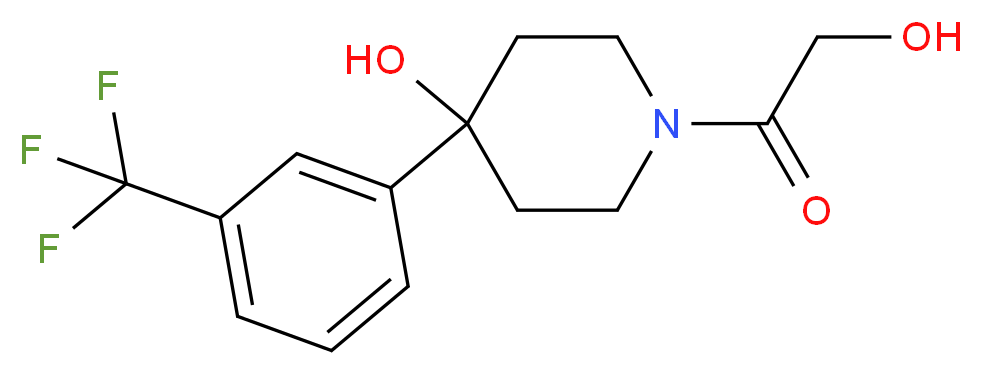 1-glycoloyl-4-[3-(trifluoromethyl)phenyl]-4-piperidinol_Molecular_structure_CAS_)