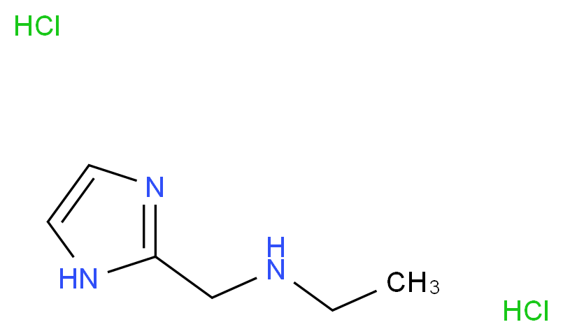 N-(1H-Imidazol-2-ylmethyl)ethanamine dihydrochloride_Molecular_structure_CAS_)