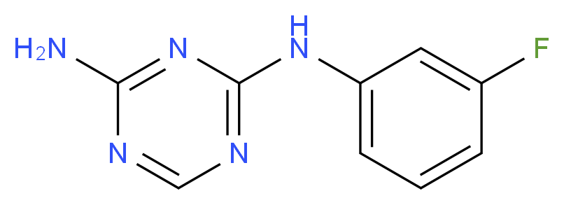 2-Amino-4-(3-fluorophenylamino)-1,3,5-triazine_Molecular_structure_CAS_)