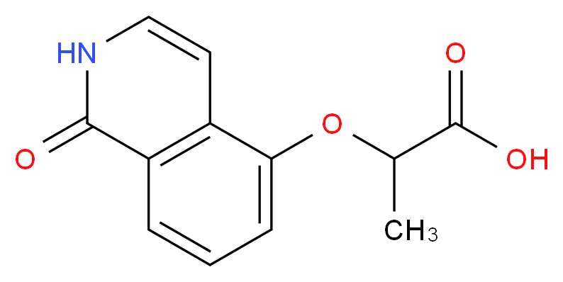 2-(1-Oxo-1,2-dihydro-isoquinolin-5-yloxy)-propionic acid_Molecular_structure_CAS_)
