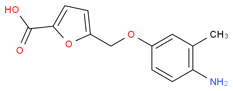 5-(4-amino-3-methylphenoxymethyl)furan-2-carboxylic acid_Molecular_structure_CAS_)