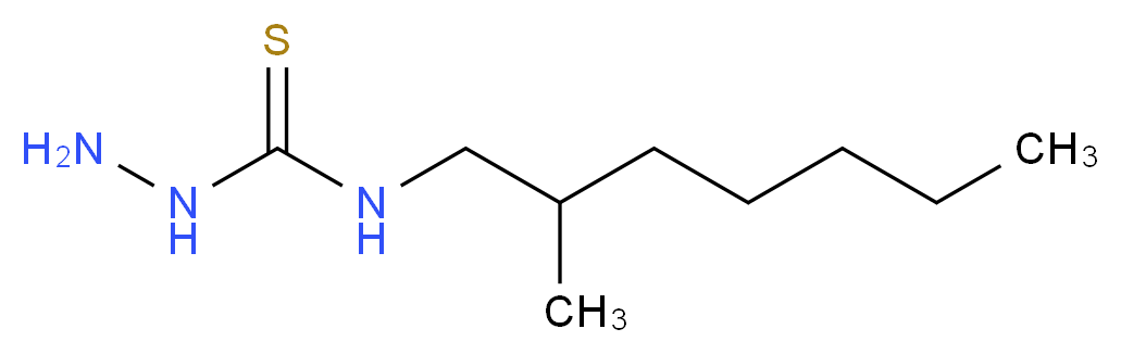 N-(2-methylheptyl)hydrazinecarbothioamide_Molecular_structure_CAS_)