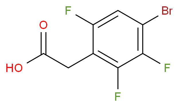 4-Bromo-2,3,6-trifluorophenylacetic acid_Molecular_structure_CAS_)