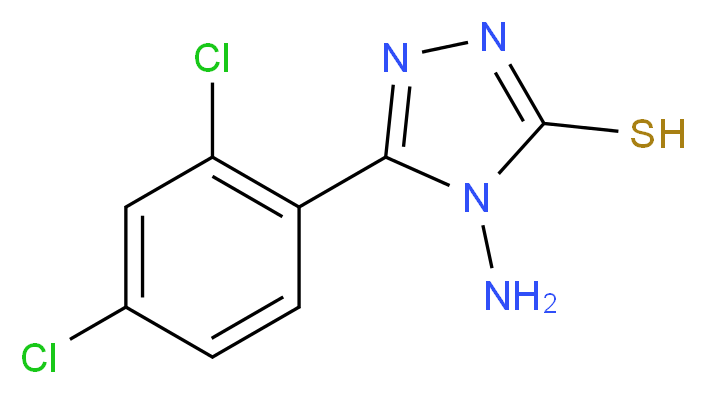4-Amino-3-(2,4-dichlorophenyl)-5-mercapto-4H-1,2,4-triazole_Molecular_structure_CAS_)
