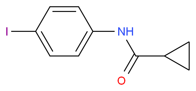 N-(4-Iodophenyl)cyclopropanecarboxamide_Molecular_structure_CAS_23779-17-1)