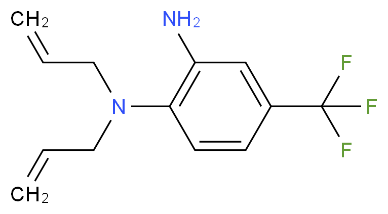 N~1~,N~1~-Diallyl-4-(trifluoromethyl)-1,2-benzenediamine_Molecular_structure_CAS_)