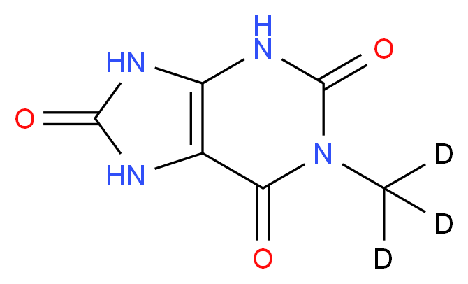 1-Methyluric Acid-d3_Molecular_structure_CAS_1189480-64-5)