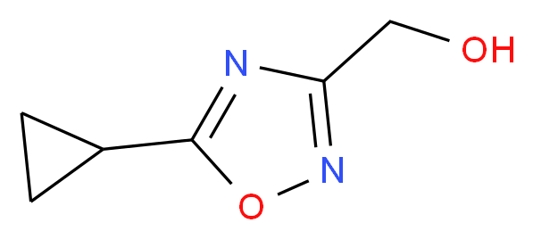(5-cyclopropyl-1,2,4-oxadiazol-3-yl)methanol_Molecular_structure_CAS_915920-06-8)