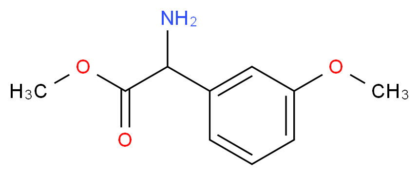 methyl amino(3-methoxyphenyl)acetate hydrochloride_Molecular_structure_CAS_)