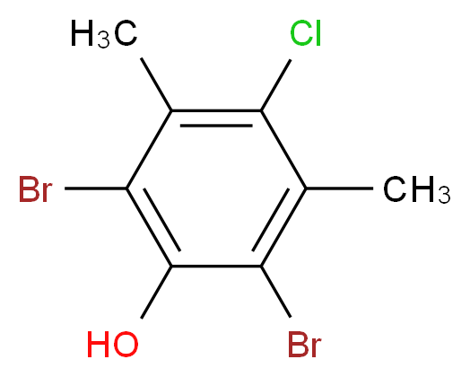 4-Chloro-2,6-dibromo-3,5-dimethylphenol_Molecular_structure_CAS_175204-32-7)