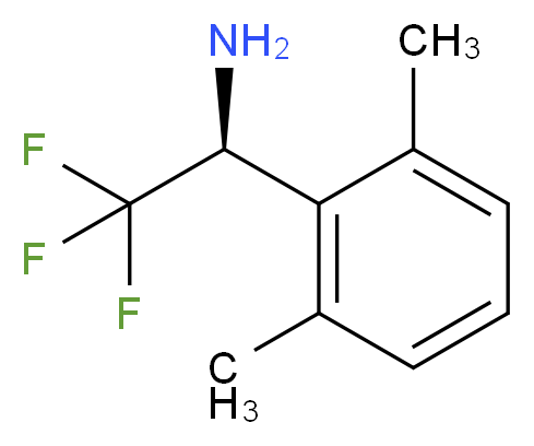 (1S)-1-(2,6-DIMETHYLPHENYL)-2,2,2-TRIFLUOROETHYLAMINE_Molecular_structure_CAS_)