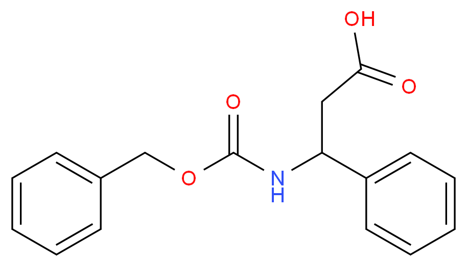 3-{[(benzyloxy)carbonyl]amino}-3-phenylpropanoic acid_Molecular_structure_CAS_)