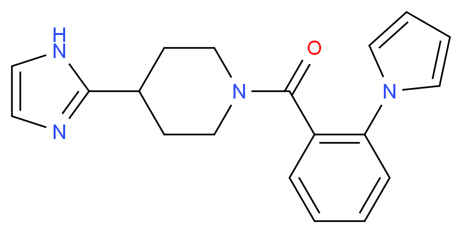 4-(1H-imidazol-2-yl)-1-[2-(1H-pyrrol-1-yl)benzoyl]piperidine_Molecular_structure_CAS_)