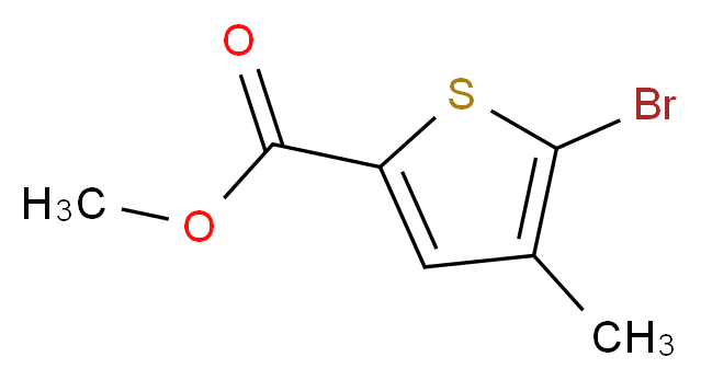 Methyl 5-bromo-4-methylthiophene-2-carboxylate_Molecular_structure_CAS_54796-47-3)