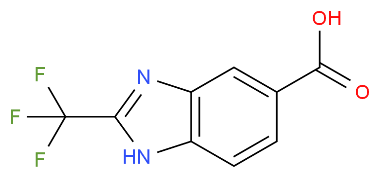 2-Trifluoromethyl-1H-benzoimidazole-5-carboxylic acid_Molecular_structure_CAS_82791-93-3)