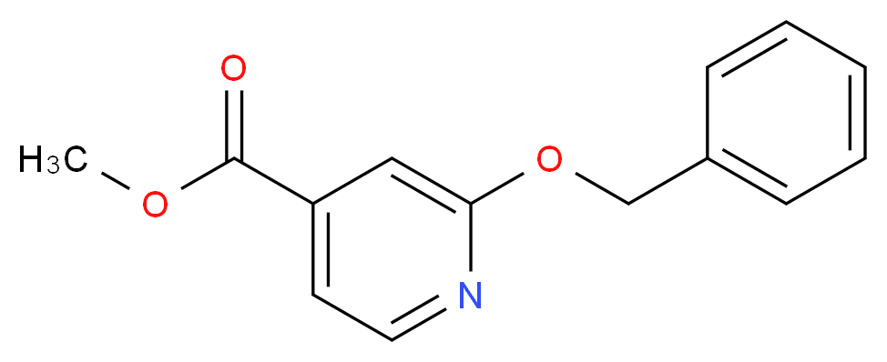 Methyl 2-(benzyloxy)isonicotinate_Molecular_structure_CAS_467236-26-6)