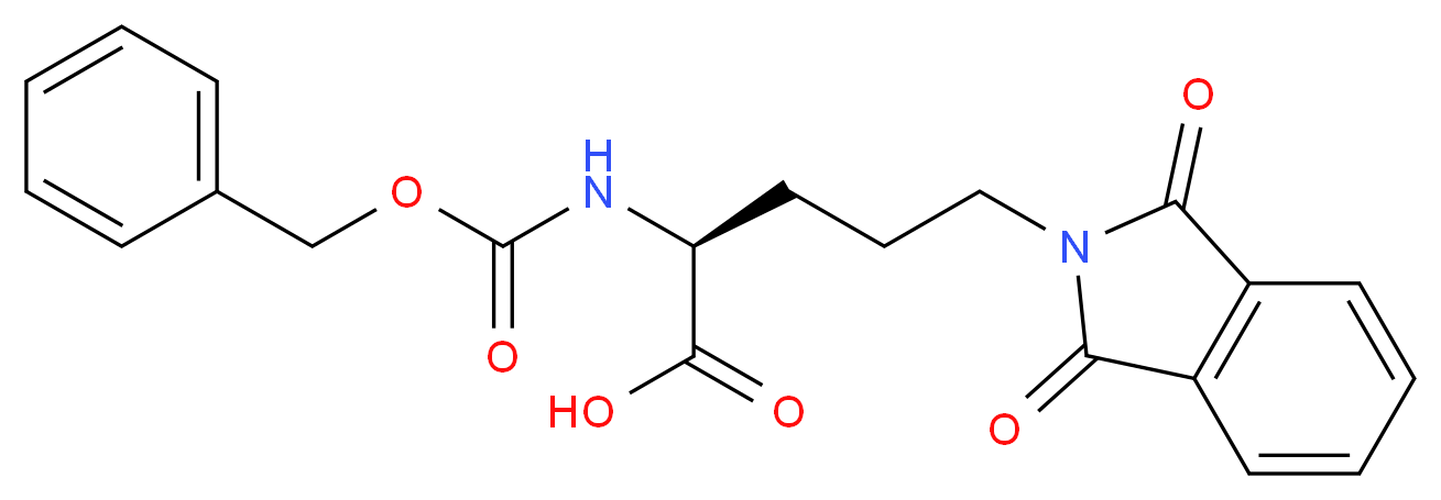 (S)-2-(((Benzyloxy)carbonyl)amino)-5-(1,3-dioxoisoindolin-2-yl)pentanoic acid_Molecular_structure_CAS_7767-00-2)