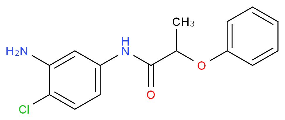 N-(3-Amino-4-chlorophenyl)-2-phenoxypropanamide_Molecular_structure_CAS_)
