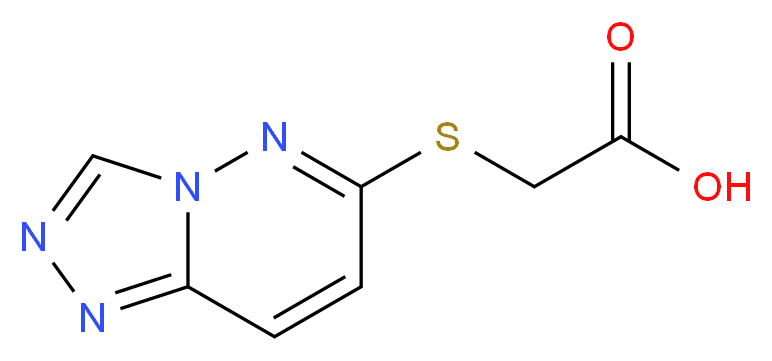 2-([1,2,4]triazolo[4,3-b]pyridazin-6-ylthio)acetic acid_Molecular_structure_CAS_)