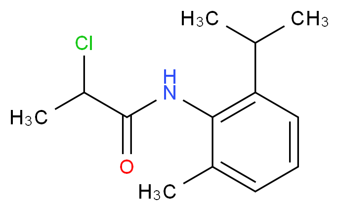 2-chloro-N-(2-isopropyl-6-methylphenyl)propanamide_Molecular_structure_CAS_)
