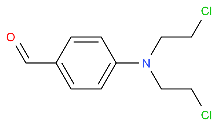 4-[Bis-(2-chloroethyl)amino]benzaldehyde_Molecular_structure_CAS_1208-03-3)