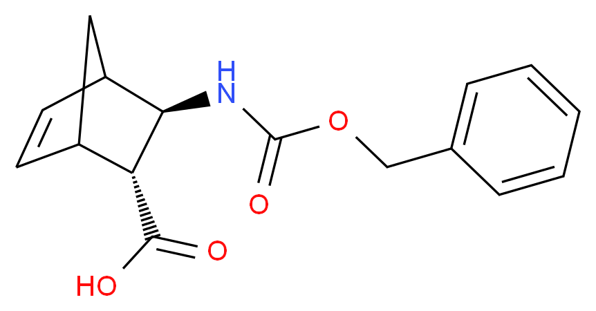 (2R,3R)-3-{[(benzyloxy)carbonyl]amino}bicyclo[2.2.1]hept-5-ene-2-carboxylic acid_Molecular_structure_CAS_)