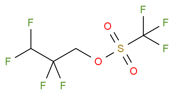2,2,3,3-Tetrafluoropropyl trifluoromethane sulphonate 97%_Molecular_structure_CAS_6401-02-1)