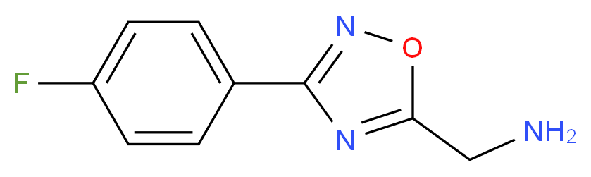 1-[3-(4-fluorophenyl)-1,2,4-oxadiazol-5-yl]methanamine_Molecular_structure_CAS_937665-70-8)