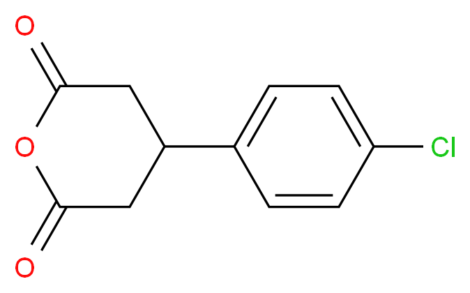 4-(4-Chlorophenyl)dihydro-2H-pyran-2,6(3H)-dione_Molecular_structure_CAS_53911-68-5)
