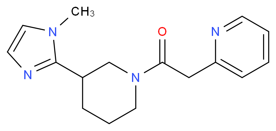 2-{2-[3-(1-methyl-1H-imidazol-2-yl)-1-piperidinyl]-2-oxoethyl}pyridine_Molecular_structure_CAS_)